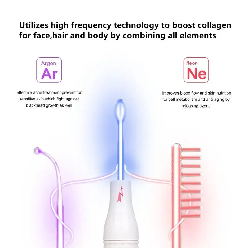 Replacement Electrotherapy Glass Tube for High Frequency Electrotherapy Device